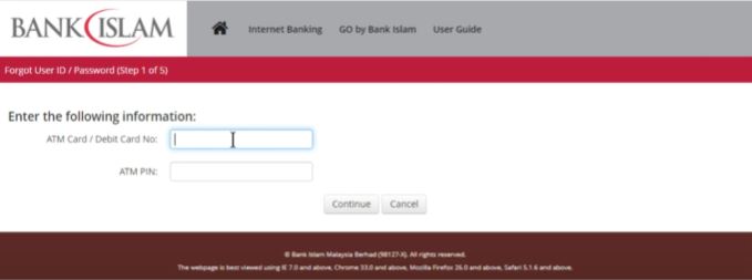 ATM Card Debit Card Bank Islam