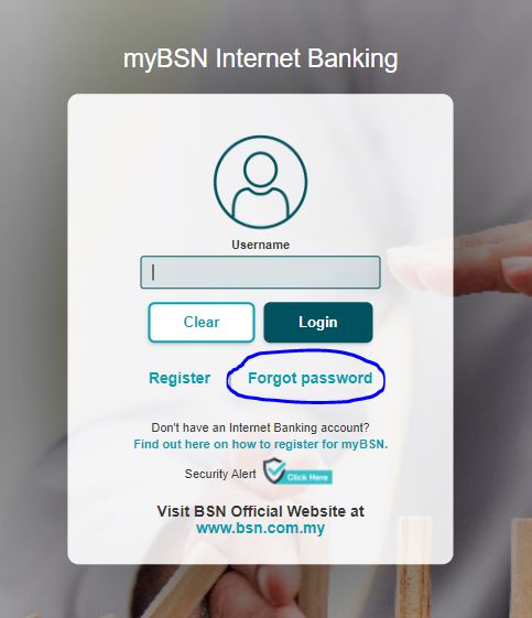 Reset Password BSN